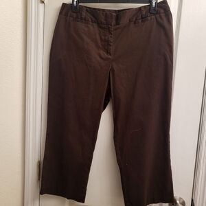 Charter Club Chocolate Brown Trousers‎ Capris